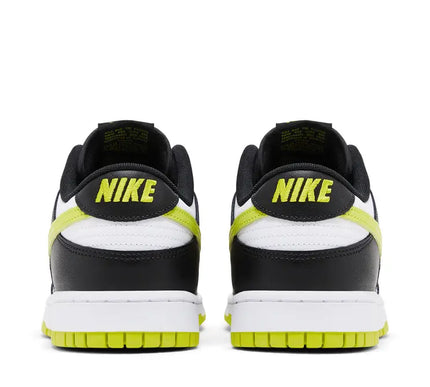Nike Mens Dunk Low Sneakers - 'Black Bright Cactus'