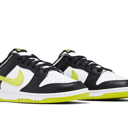 Nike Mens Dunk Low Sneakers - 'Black Bright Cactus'