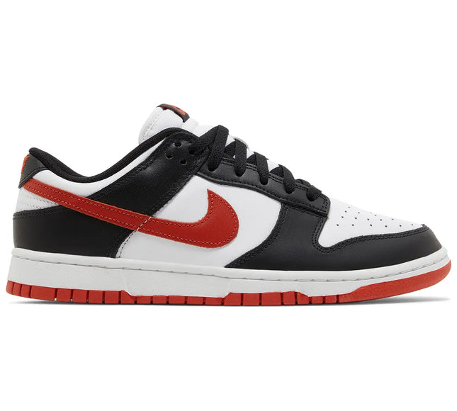 Nike Mens Dunk Low Sneakers - 'Black Dragon Red'