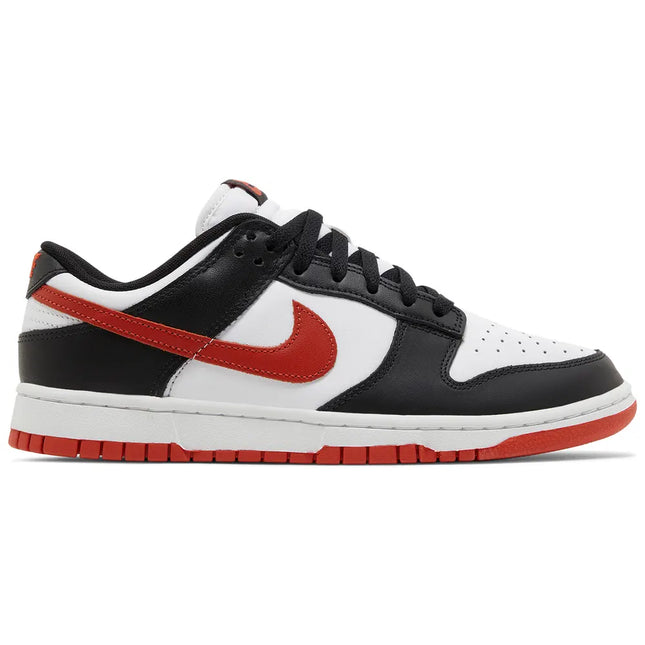 Nike Mens Dunk Low Sneakers - 'Black Dragon Red'