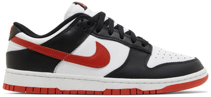 Nike Mens Dunk Low Sneakers - 'Black Dragon Red'