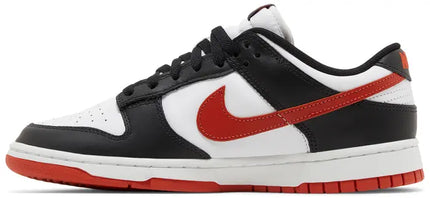 Nike Mens Dunk Low Sneakers - 'Black Dragon Red'