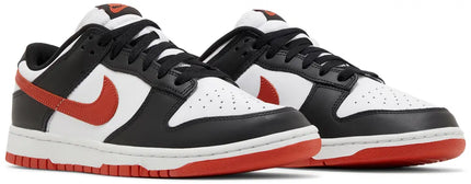 Nike Mens Dunk Low Sneakers - 'Black Dragon Red'