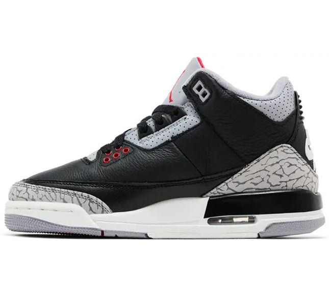 Nike Air Jordan 3 Retro OG GS 'Black Cement' 2024