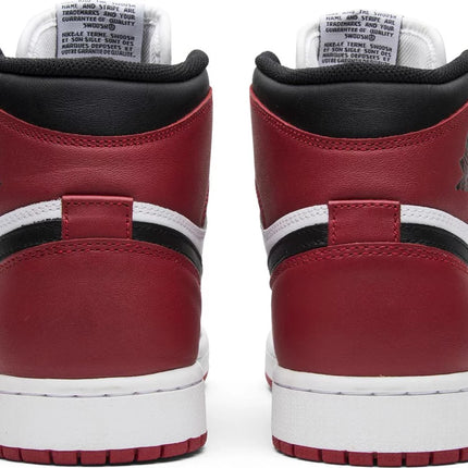 Nike Mens Air Jordan 1 Retro High OG Sneakers - 'Black Toe' 2013