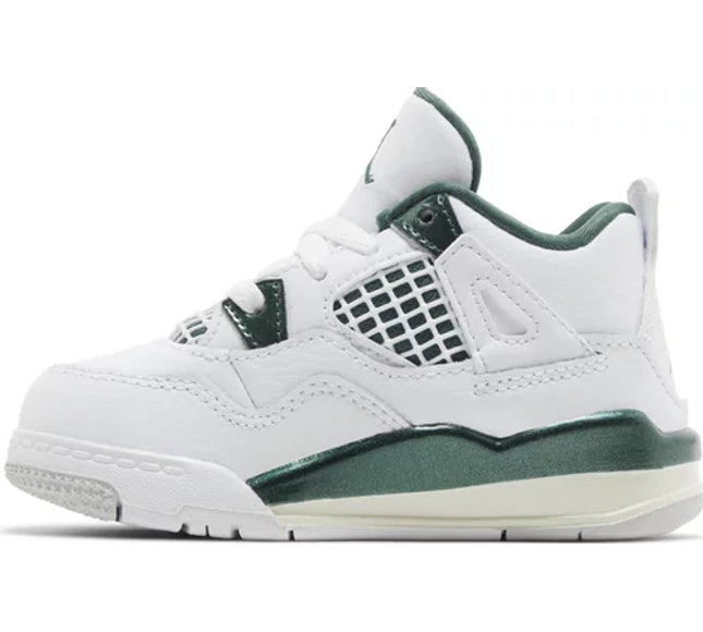 Nike Toddlers Air Jordan 4 Retro Sneakers - 'Oxidized Green'
