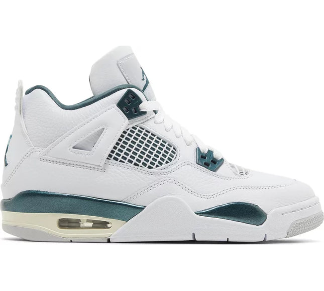 Nike Grade School Womens Air Jordan 4 Retro Sneakers - 'Oxidized Green'