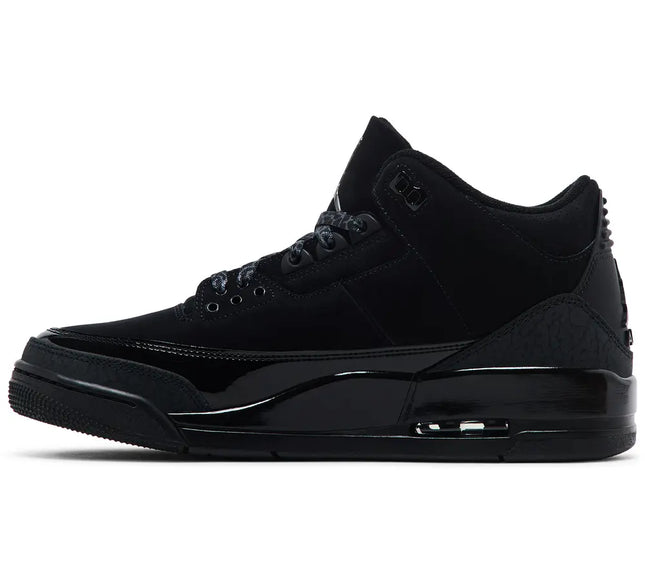 Nike Mens Air Jordan 3 Retro 'Black Cat' 2025