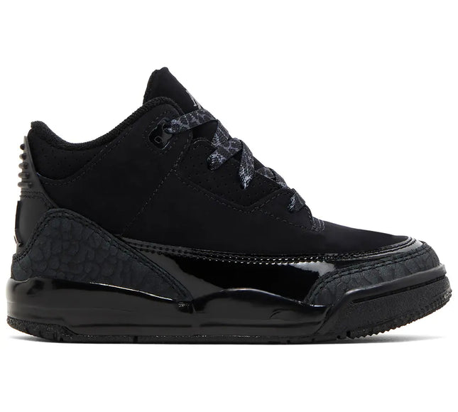 Nike Toddlers Air Jordan 3 Retro Sneakers -'Black Cat' 2025'