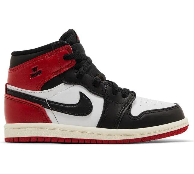 Nike Toddlers Air Jordan 1 Retro High OG TD - 'Black Toe Reimagined'