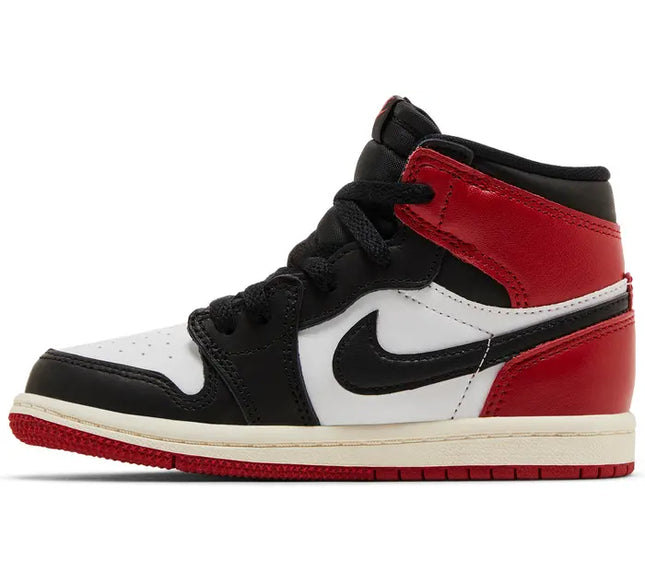 Nike Toddlers Air Jordan 1 Retro High OG TD - 'Black Toe Reimagined'