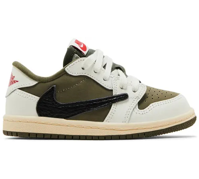 Travis Scott x Air Jordan 1 Retro Low OG SP TD 'Reverse Olive / Medium Olive'