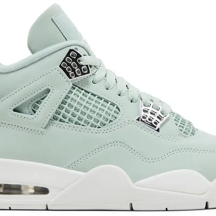 Nike Womens Air Jordan 4 Retro Sneakers - 'Abundance / Seafoam'