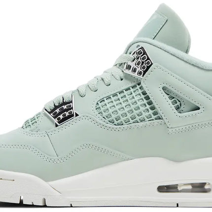 Nike Womens Air Jordan 4 Retro Sneakers - 'Abundance / Seafoam'