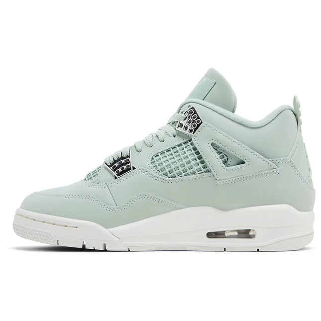 Nike Womens Air Jordan 4 Retro Sneakers - 'Abundance / Seafoam'