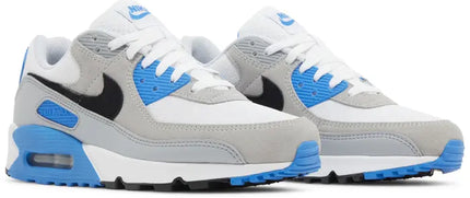 Nike Mens Air Max 90 Sneakers - 'Pure Platinum Photo Blue'