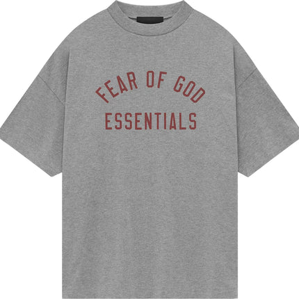 Fear of God Essentials Jersey Crewneck Tee 'Dark Heather'