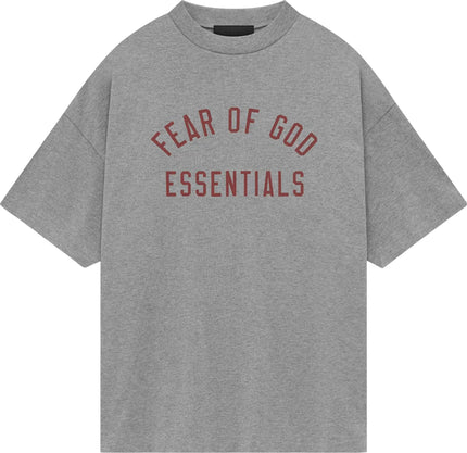 Fear of God Essentials Jersey Crewneck Tee 'Dark Heather'