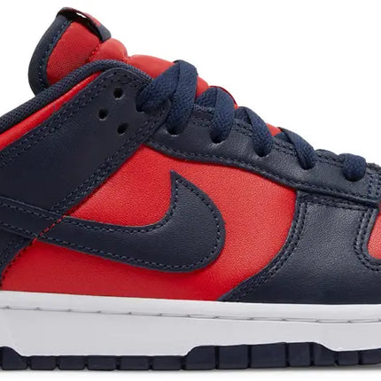 Nike Mens Dunk Low Sneakers - 'Red Obsidian Blue Co.Jp'
