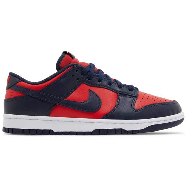 Nike Mens Dunk Low Sneakers - 'Red Obsidian Blue Co.Jp'