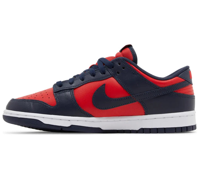 Nike Mens Dunk Low Sneakers - 'Red Obsidian Blue Co.Jp'