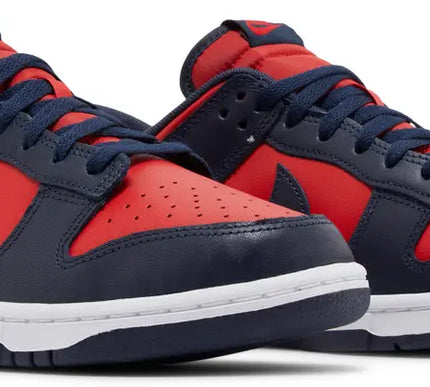Nike Mens Dunk Low Sneakers - 'Red Obsidian Blue Co.Jp'