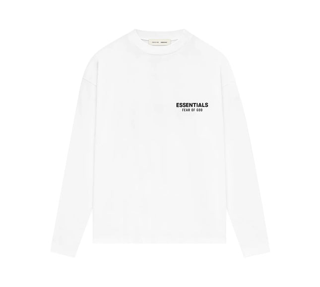 Fear of God Essentials Classic Long-Sleeve Tee 'Bright White'