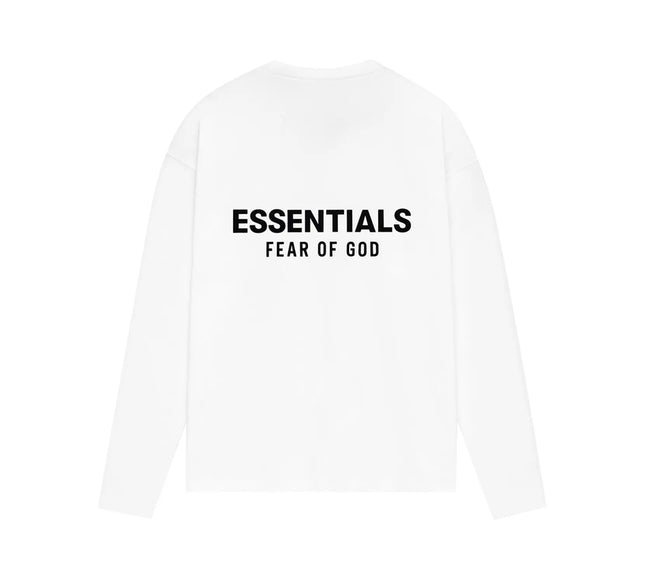 Fear of God Essentials Classic Long-Sleeve Tee 'Bright White'