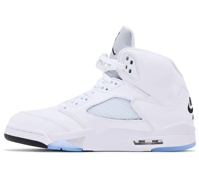 Nike Mens Air Jordan 5 Retro 'White Metallic' 2026