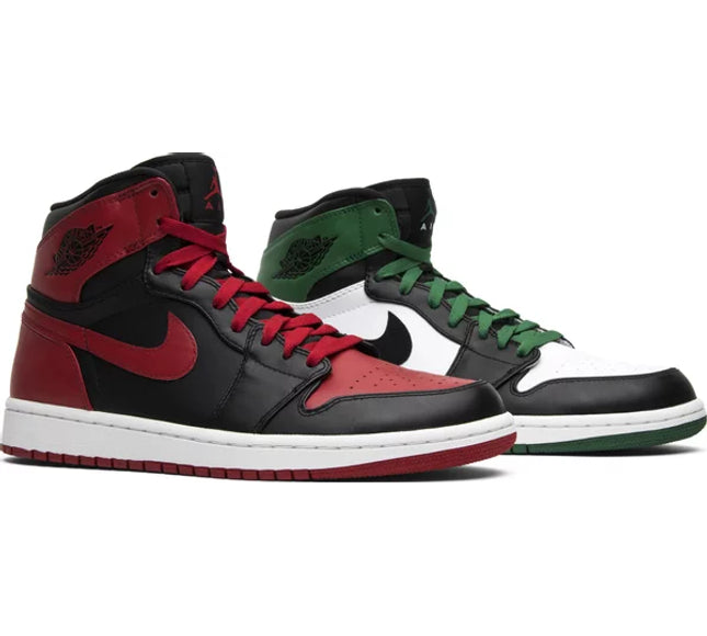 Nike Mens Air Jordan 1 Retro High DMP Sneakers - 'Bulls Celtics Pack'