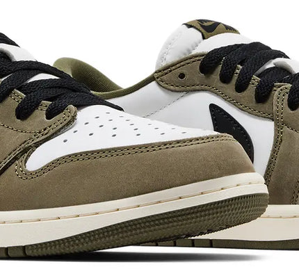 Nike Mens Air Jordan 1 Retro Low OG 'Medium Olive'