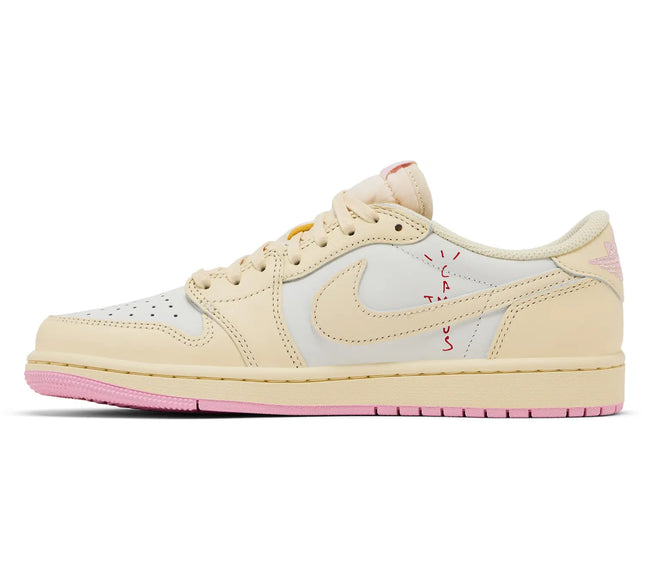 Travis Scott x Air Jordan 1 Retro Low OG 'Muslin Pink' - preorder*