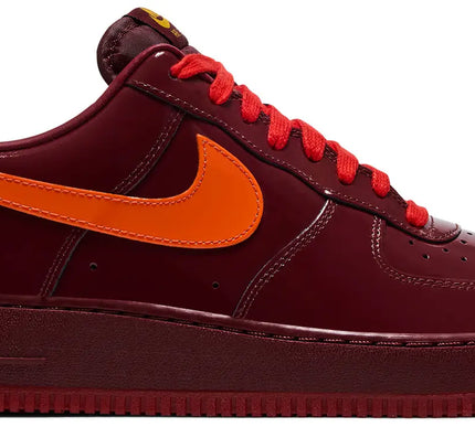 Nike Air Force 1 Low 'Patent Leather Dark Team Red'