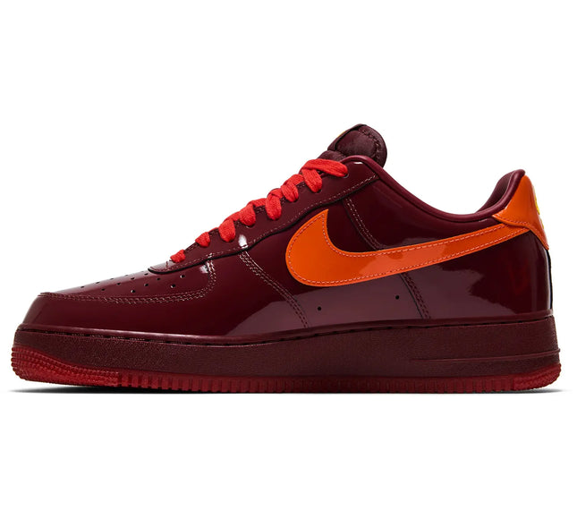 Nike Air Force 1 Low 'Patent Leather Dark Team Red'