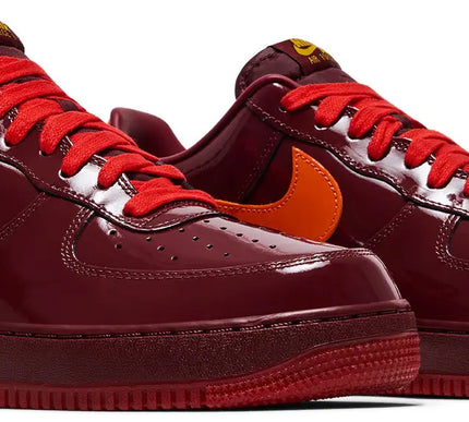 Nike Air Force 1 Low 'Patent Leather Dark Team Red'