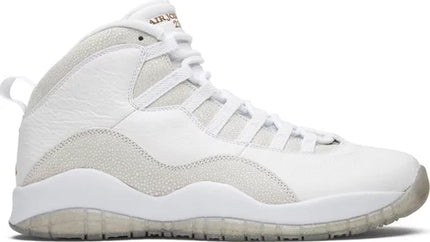 Nike Mens OVO x Air Jordan 10 Retro Sneakers - 'White'