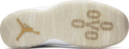 Nike Mens OVO x Air Jordan 10 Retro Sneakers - 'White'