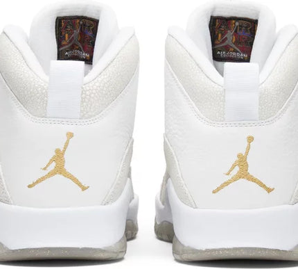 Nike Mens OVO x Air Jordan 10 Retro Sneakers - 'White'