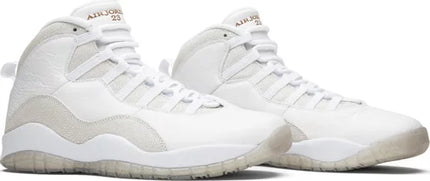 Nike Mens OVO x Air Jordan 10 Retro Sneakers - 'White'