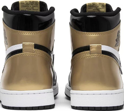 Nike Mens Air Jordan 1 Retro High OG NRG Sneakers - 'Gold Toe'