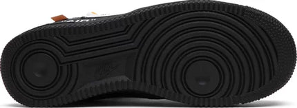 Nike Mens Off-White x Air Force 1 Low Sneakers - 'Black'