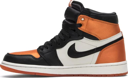 Nike Womens Air Jordan 1 Retro High OG Sneakers - 'Satin Shattered Backboard'