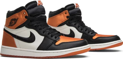 Nike Womens Air Jordan 1 Retro High OG Sneakers - 'Satin Shattered Backboard'