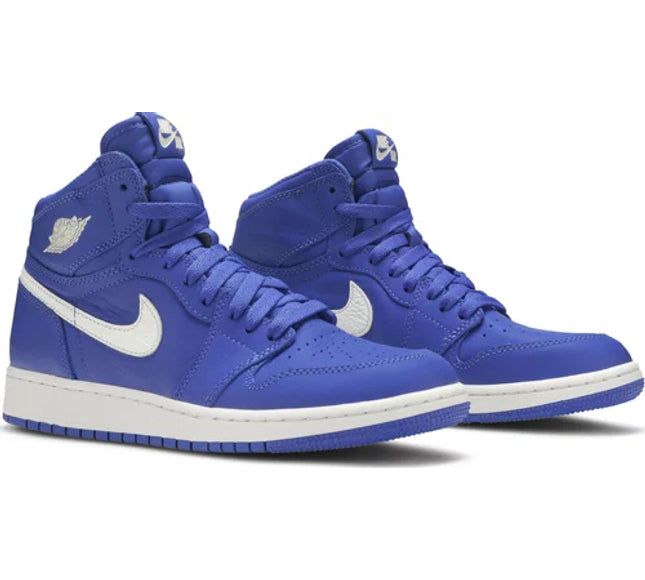 Nike Grade School Womens Air Jordan 1 Retro High OG BG Sneakers - 'Hyper Royal'