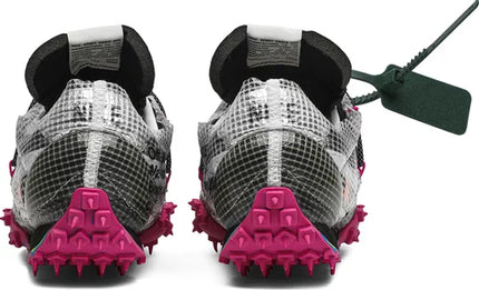 Nike Womens Off-White x Wmns Waffle Racer Sneakers - 'Fuchsia'