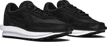 Nike Mens Sacai x LDWaffle Sneakers - 'Black Nylon'