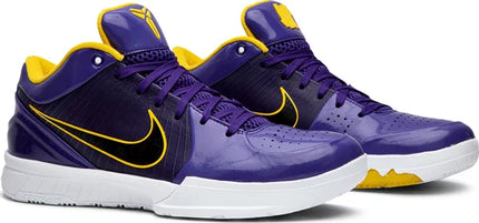 Nike Mens Undefeated x Kobe 4 Protro Sneakers - 'Court Purple'