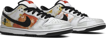 Nike Mens Dunk Low SB Sneakers - 'Tie-Dye Raygun - White'