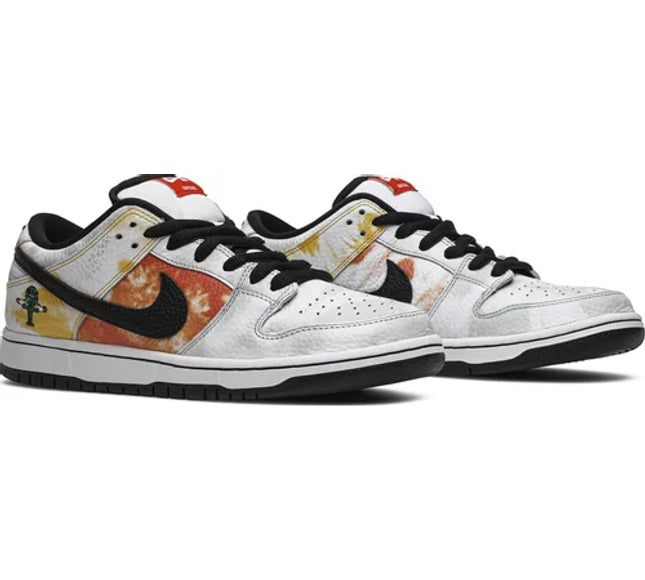 Nike Mens Dunk Low SB Sneakers - 'Tie-Dye Raygun - White'