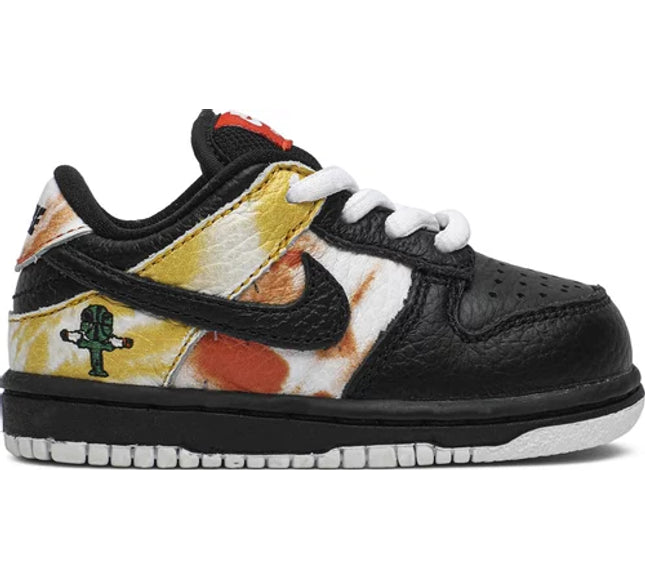 Nike Toddlers Dunk SB Low Sneakers - 'Tie-Dye Raygun - Black'